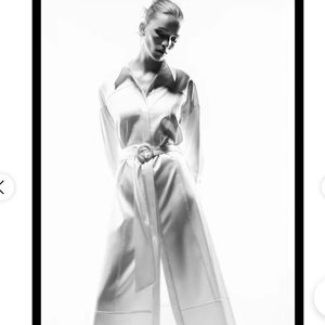 ZARA NWT SATIN SHIRT DRESS